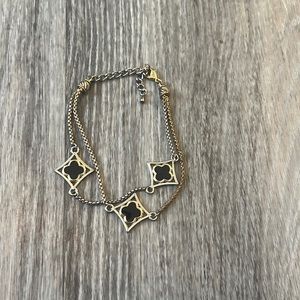 Gold and black fashion bracelet